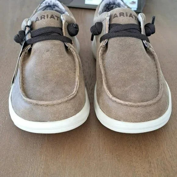 Ariat Hilo Men's Shoes - Color: Brown Bomber - Size: Men 9 EE Wide - Picture 4 of 10